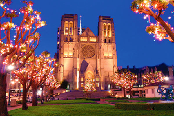 Grace Cathedral Christmas Tree