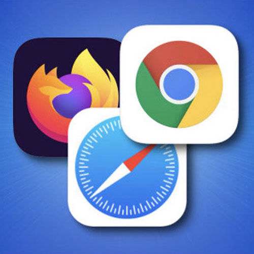 smartphone browsers icons